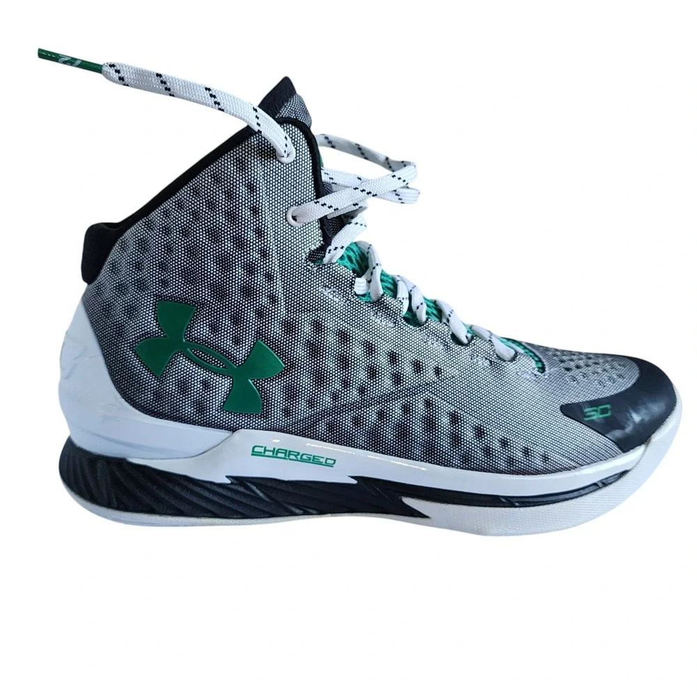 Under Armour Curry 1 Basketball Mens 10.5 White Persian Golf 1258723-100